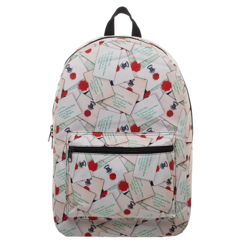 Harry Potter Letter To Hogwarts Sublimated Backpack 1