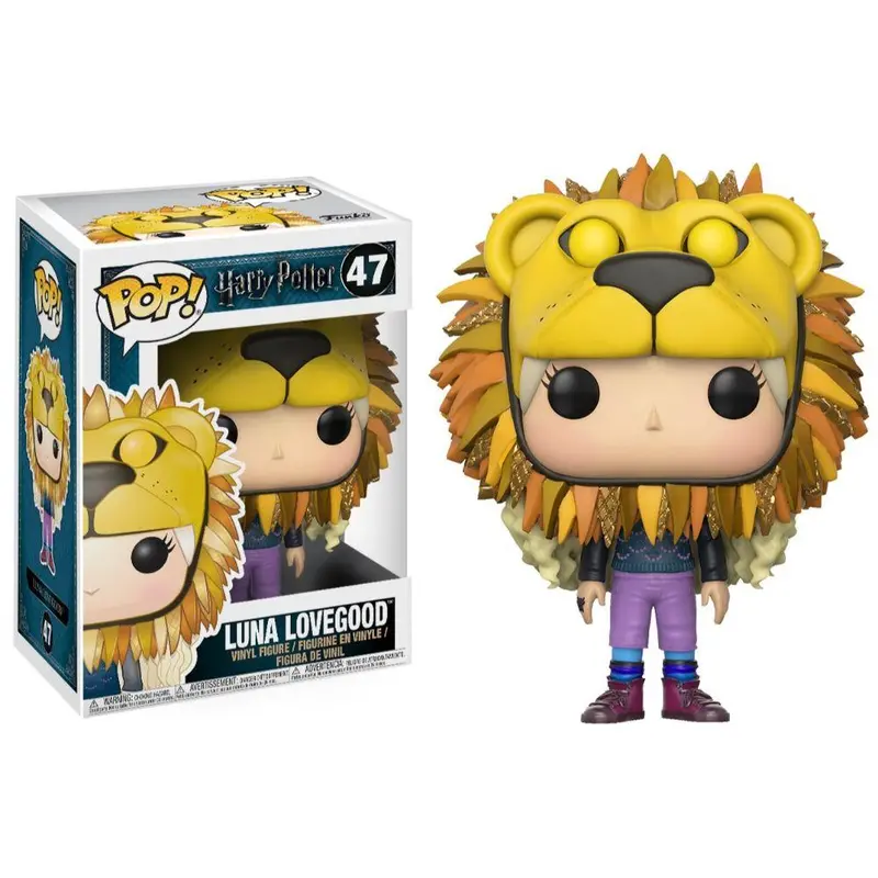 Harry Potter Luna Lovegood W/ Lion Hat Funko Pop! Vinyl Figure 1