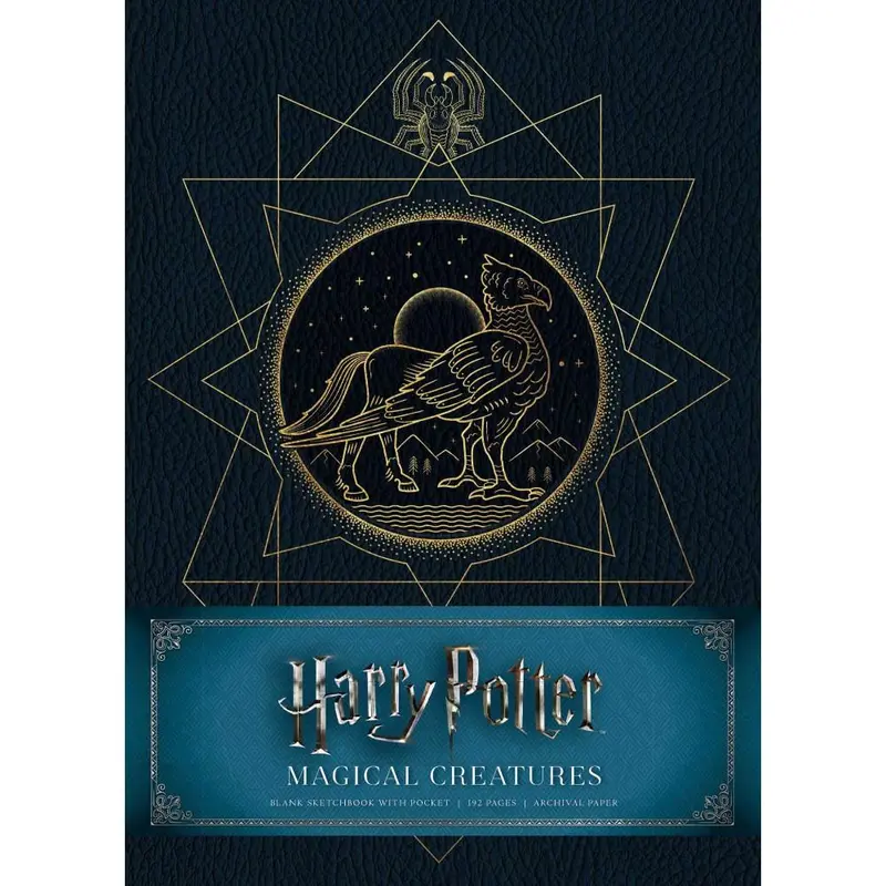 Harry Potter Magical Creatures Hardcover Blank Sketchbook 1