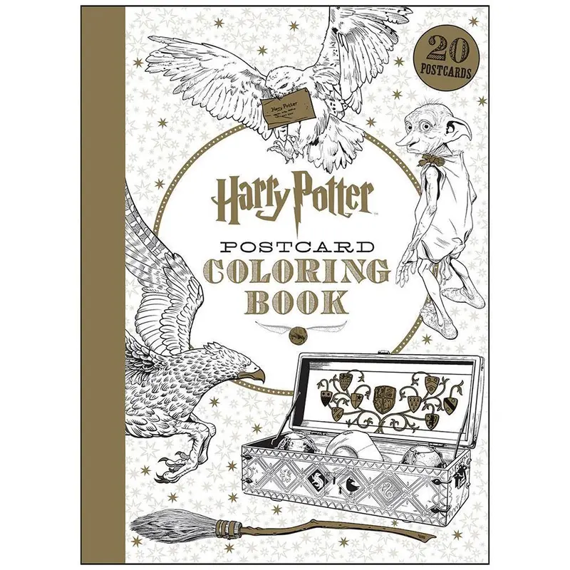 Harry Potter Postcard Coloring Book 1