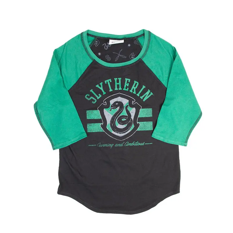 Harry Potter Slytherin Juniors Raglan T-Shirt 1