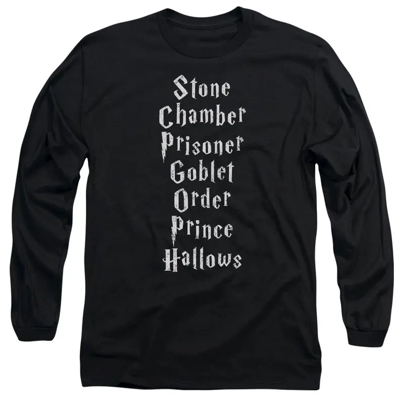Harry Potter Titles Long-Sleeve T-Shirt 1