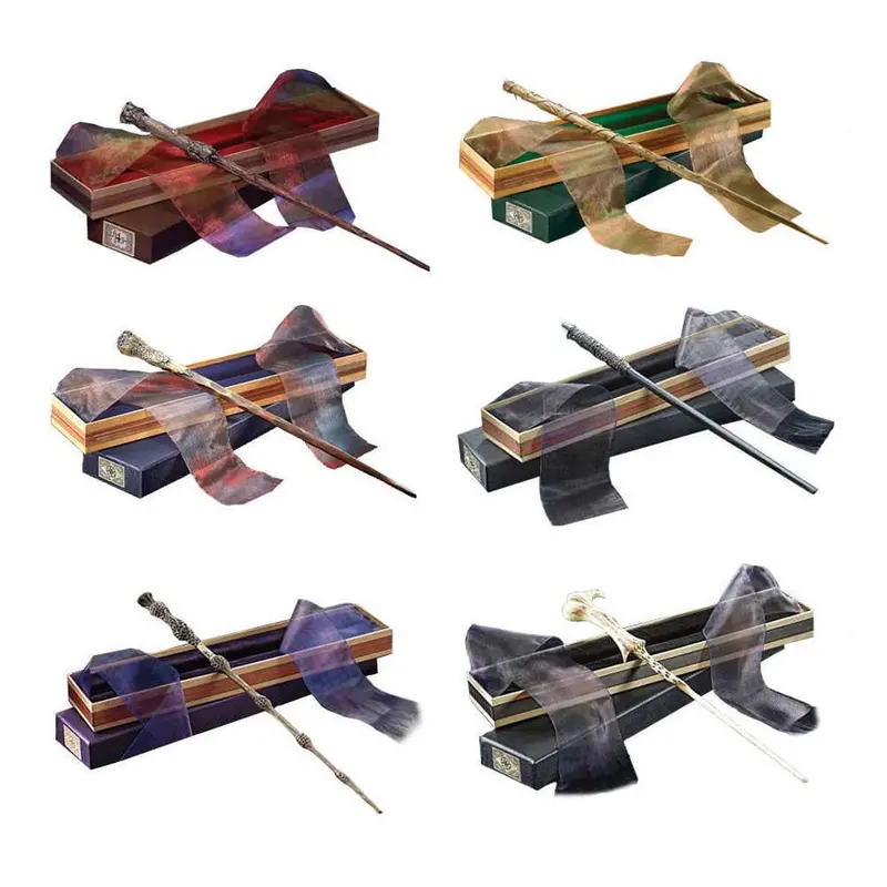Harry Potter Wizarding Wand Collection Set Of 6 By The Noble Collection 1