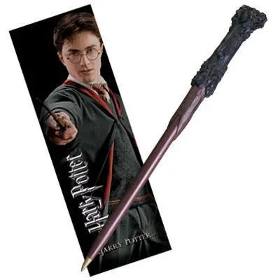 Harry Wand Pen & Bookmark Set By Noble Collection 1
