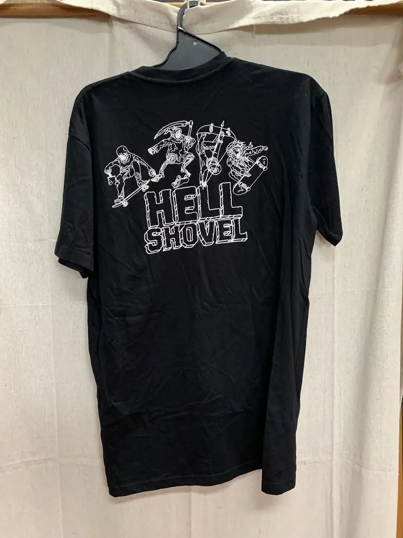 Hell Shovel T Shirt Black Large 1