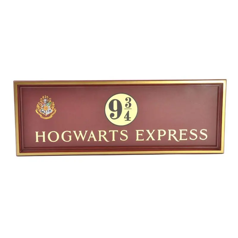 Hogwarts 9 3/4 Sign By The Noble Collection 1