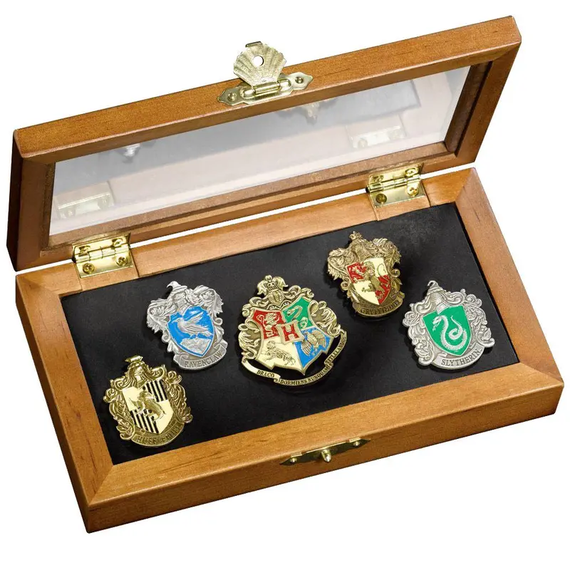 Hogwarts House Pin Set By Noble Collection 1