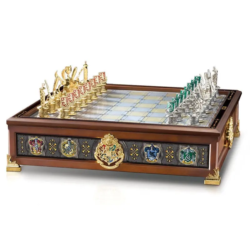 Hogwarts House Quidditch Chess Set By Noble Collection 1