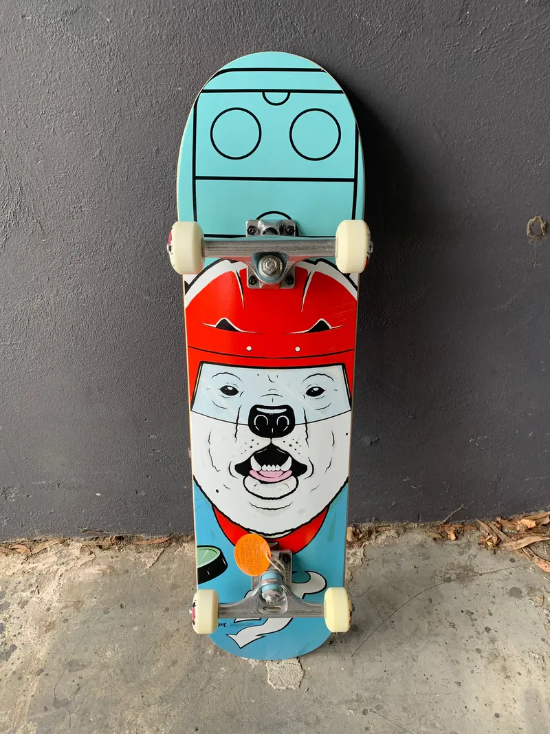 Holiday Sporting Polar Bear 8” 1
