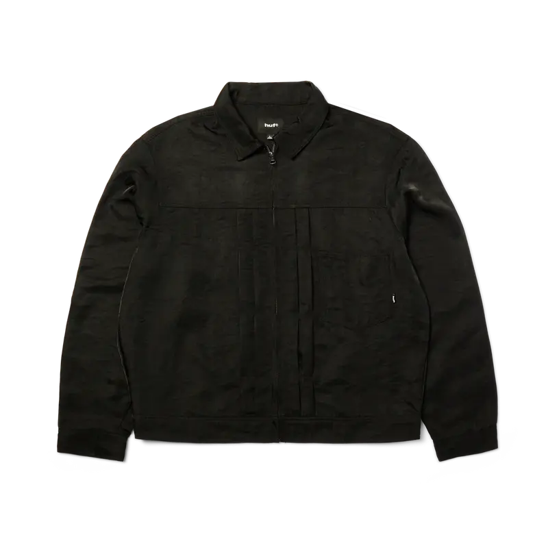 Huf X Thrasher Trucker Jacket - Black 1