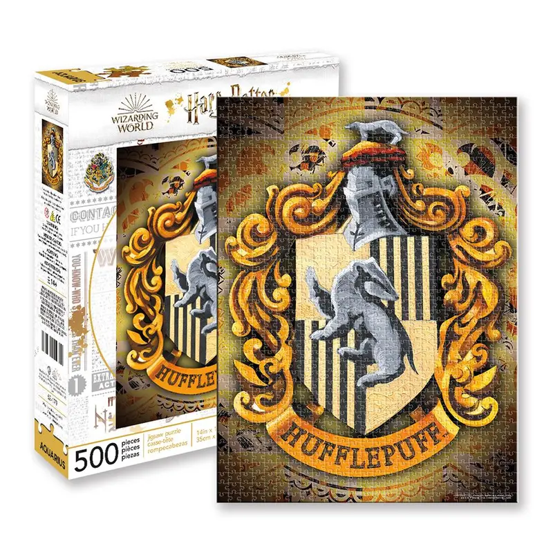 Hufflepuff Crest 500 Piece Puzzle From Harry Potter 1