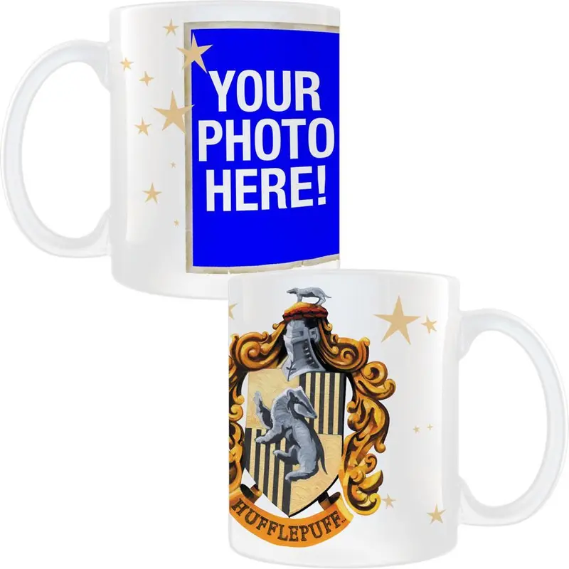 Hufflepuff Crest Custom Photo Mug 1