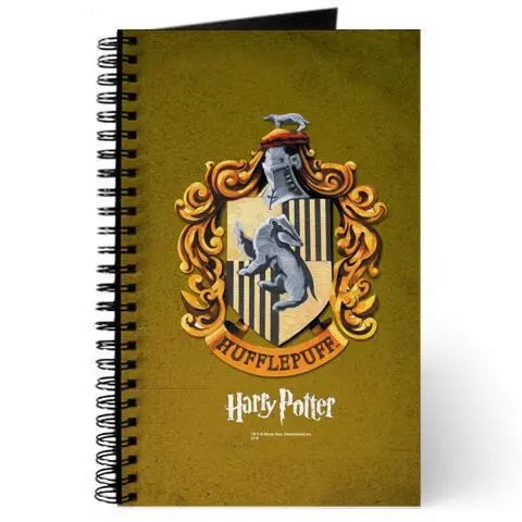 Hufflepuff Crest Notebook 1