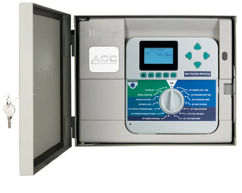 Hunter - Acc-99D - 2-Wire Decoder Controller W/ 99 Station Capacity (Metal Cabinet) 1
