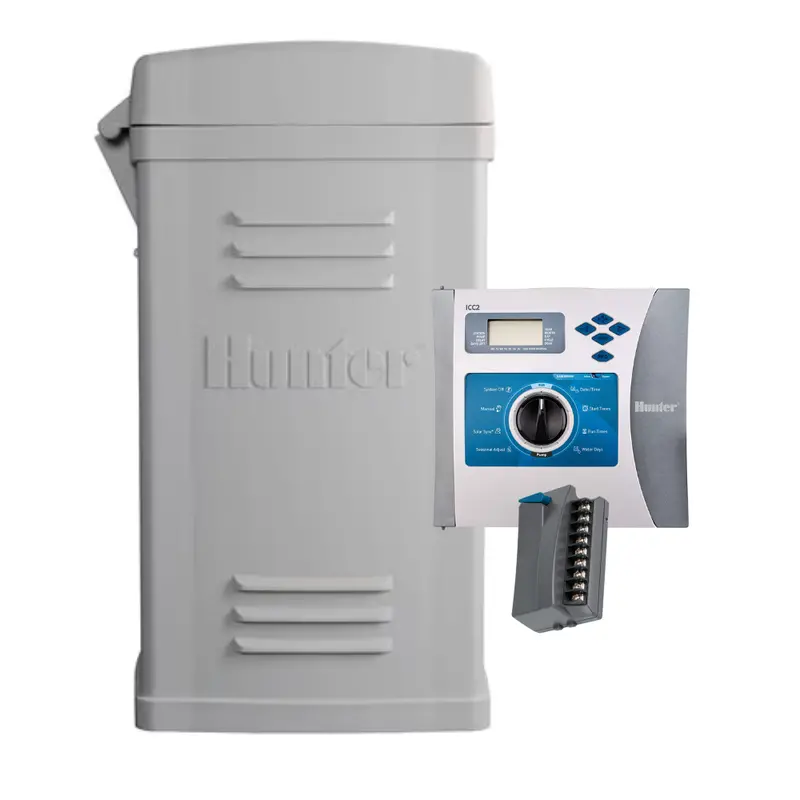 Hunter - I2cf-800-Pp - Icc2 8-Station Outdoor Plastic Pedestal Controller 1
