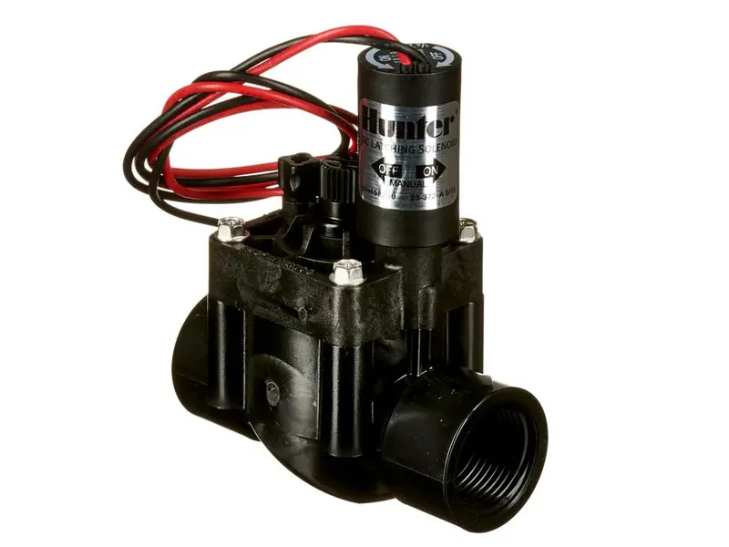 Hunter - Pgv-101-G-Dc - 1'' Globe Valve W/ Flow Control & Dc Latching Solenoid (Fpt X Fpt) 1