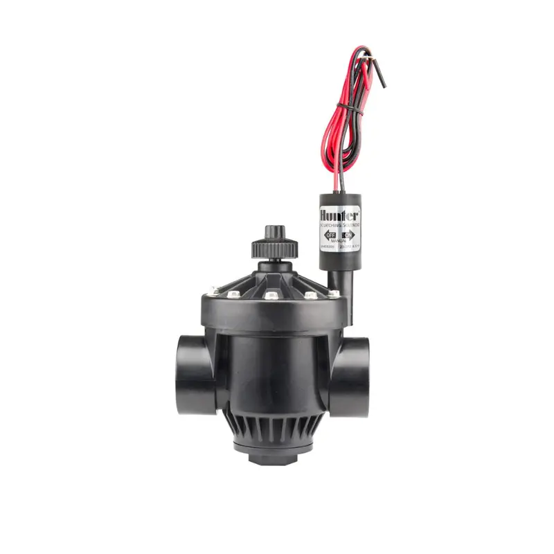 Hunter - Pgv-151-Dc - 1-1/2'' 9V Dc Globe/Angle Valve W/ Flow Control (Fpt) 1