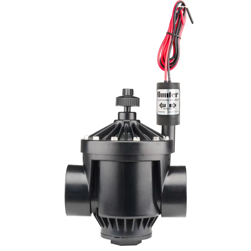 Hunter - Pgv-201G-Dc - 2'' 9V Dc Globe/Angle Valve W/ Flow Control (Fpt) 1