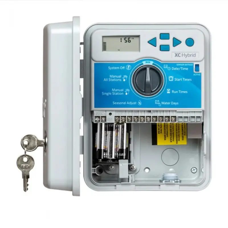 Hunter - Xch-600 - 6 Station Hybrid Indoor/Outdoor Battery Operated Controller 1