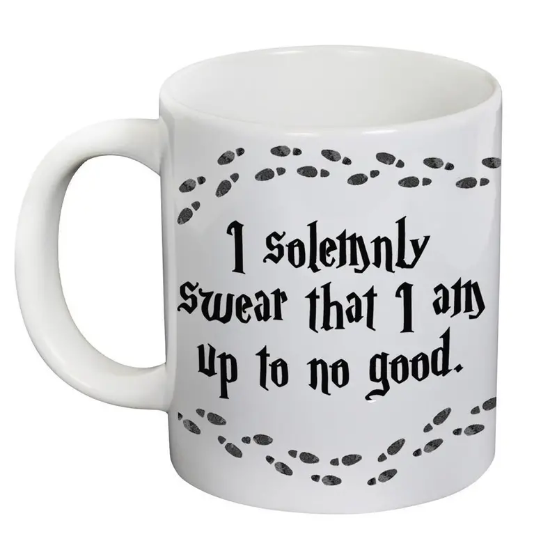 I Solemnly Swear That I Am Up To No Good&Trade;/Mischief Managed&Trade; Giant 20 Oz. White Mug 1