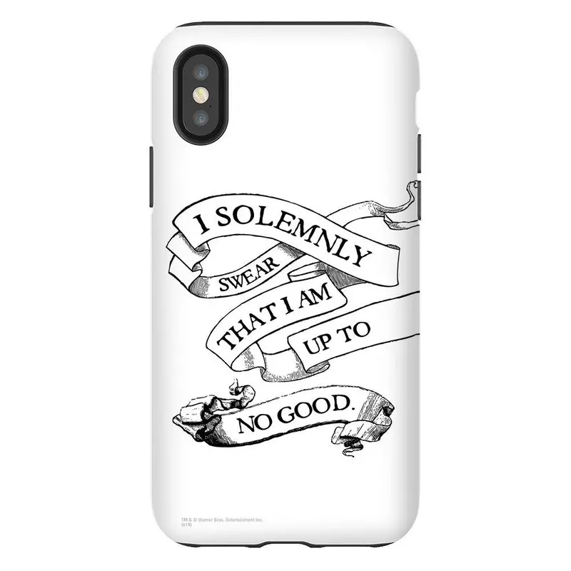 I Solemnly Swear That I Am Up To No Good&Trade; White Phone Case 1