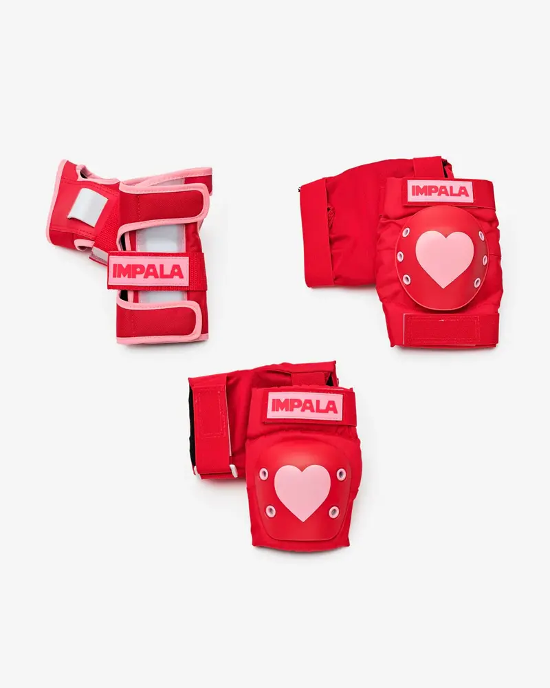 Impala Adult Protective Set Red Hearts 1
