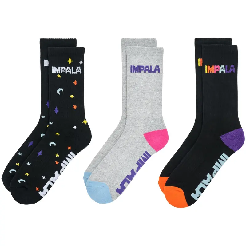 Impala Skate Socks 3 Pack - Twinkle 1
