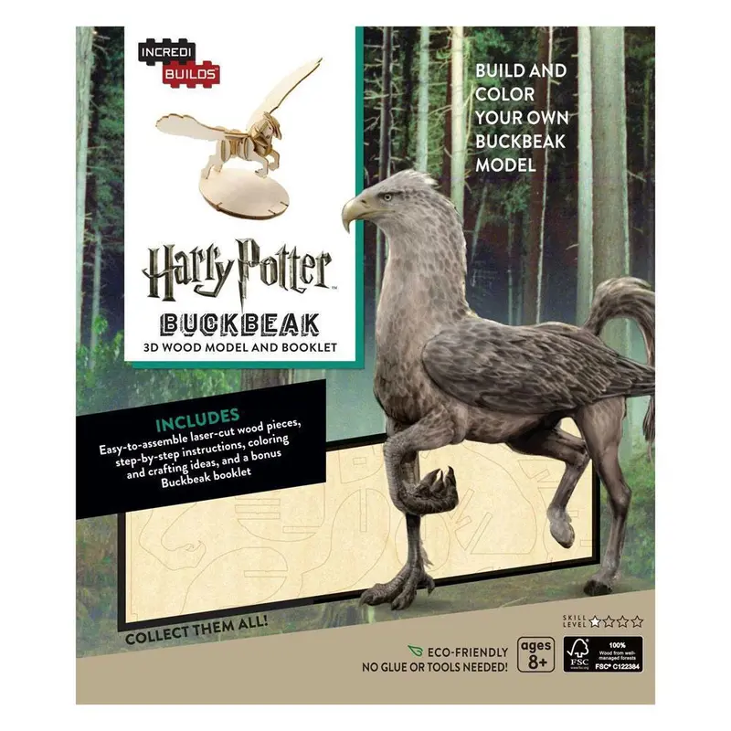 Incredibuilds: Harry Potter: Buckbeak 3D Wood Model And Booklet 1