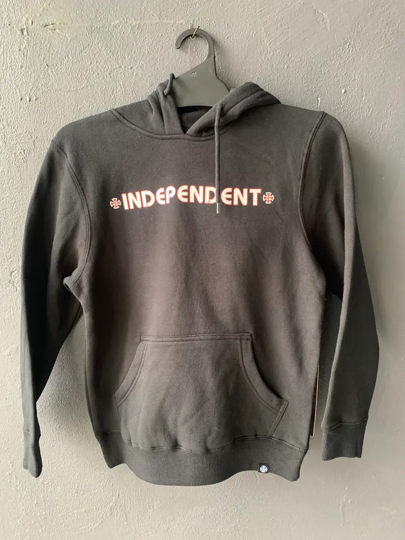 Independent Bar Cross Hoodie Black Youth 1