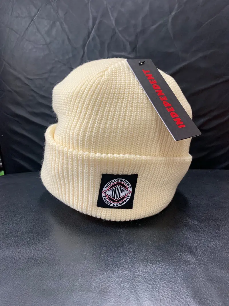 Independent Summit Beanie White 1