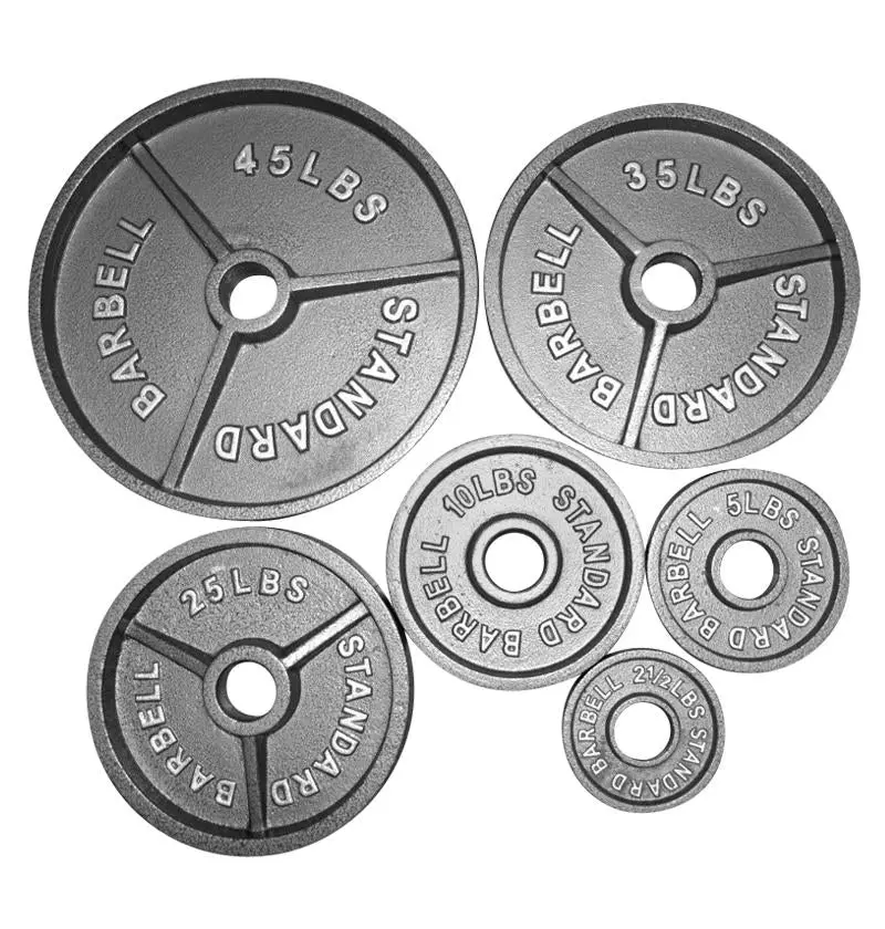 Iron Cast Olympic Plates (Pairs) 1