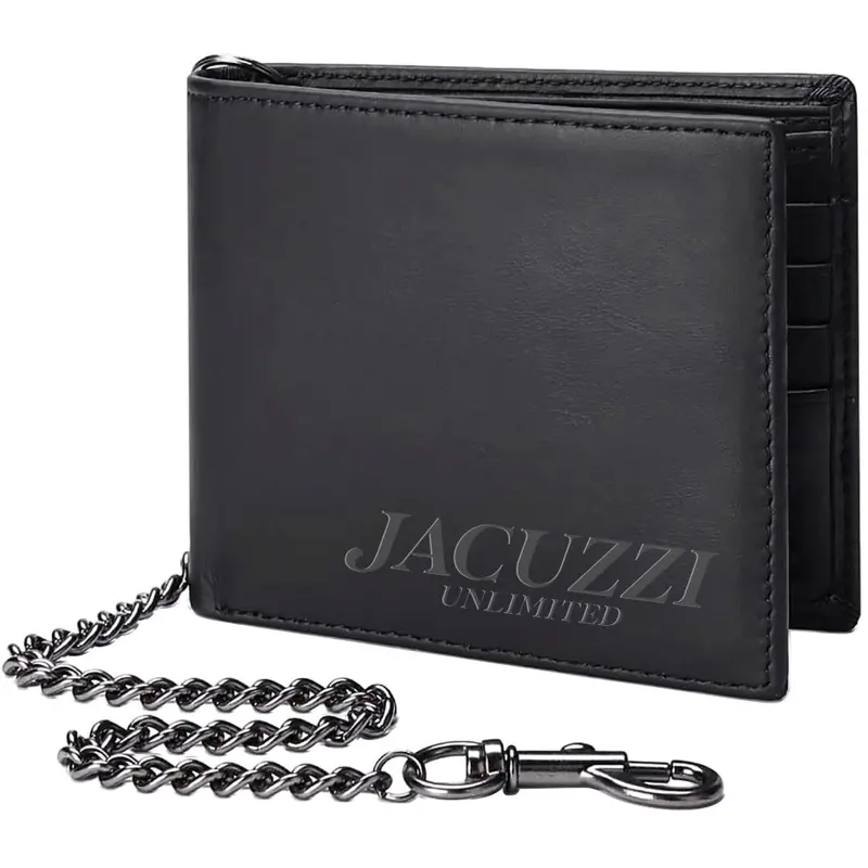 Jacuzzi Pu Leather Chain Wallet 1