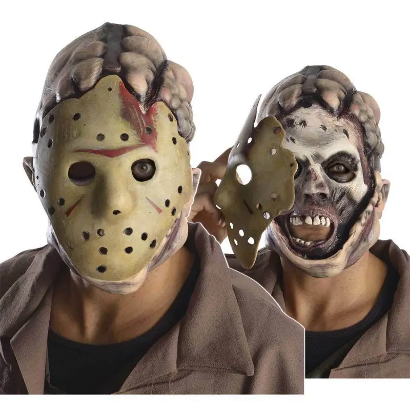 Jason Voorhees Deluxe Double Mask From The Friday The 13Th 1