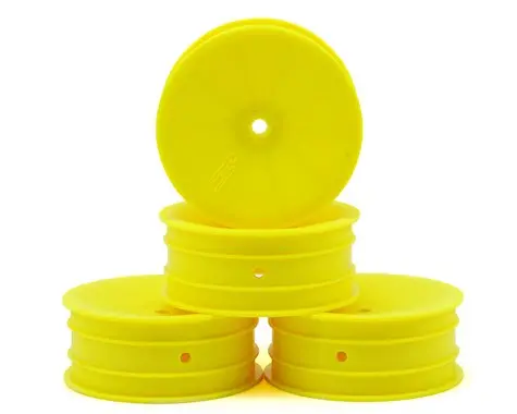 Jconcepts 12Mm Hex Mono 2.2" Front Wheels B6/B5/Rb6 Yellow (4Pcs) - Jco3347y 1