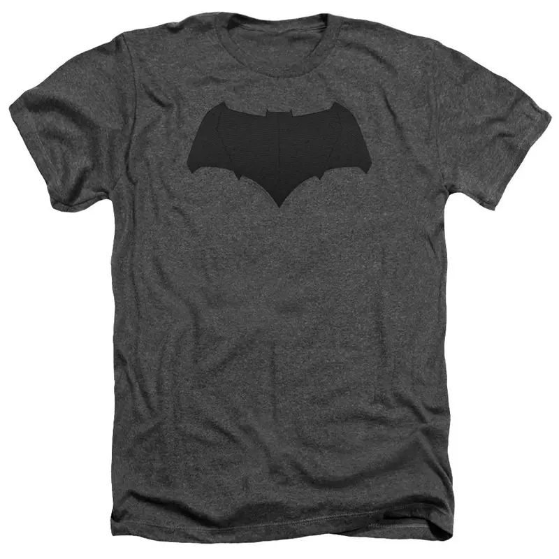 Justice League Movie Batman Logo Heather T-Shirt 1