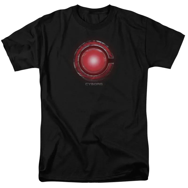 Justice League Movie Cyborg Logo T-Shirt 1