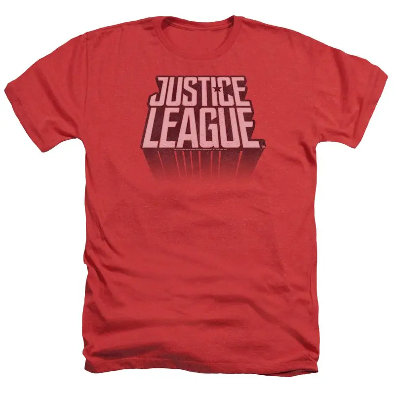 Justice League Movie League Distressed Heather T-Shirt 1