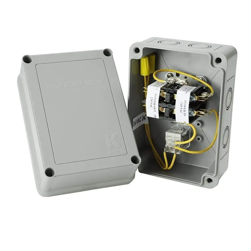 K-Rain - 1510 - Pump Start Relay: 2Hp@110V Mini Coil 24V 1