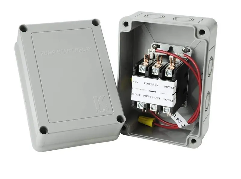 K-Rain - 1551 - Pump Start Relay: 3Hp@110V 5Hp@220V 110V Coil 1