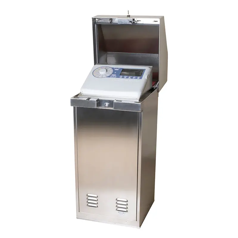 K-Rain - 3421 - Sitemaster 2-Wire Decoder Irrigation Controller On Stainless Steel Pedestal 1