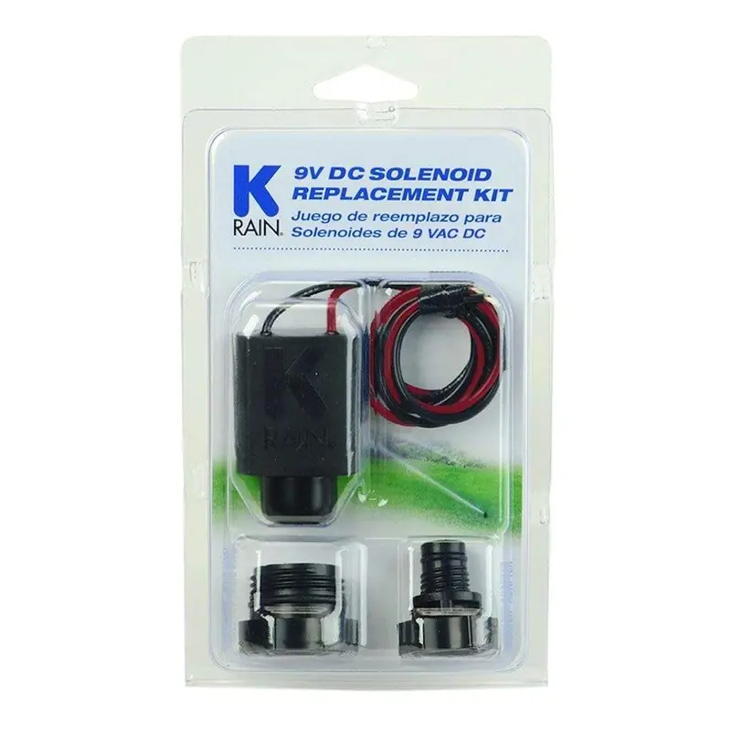 K-Rain - P3004758 - Replacement 9V Solenoid Kit, W/ 1 Rain Bird And 1 Hunter Adapter 1