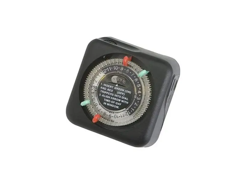 Kichler - Mechanical Timer For Lighting Transformers (Black Material(Not Painted)) - 15557Bk 1