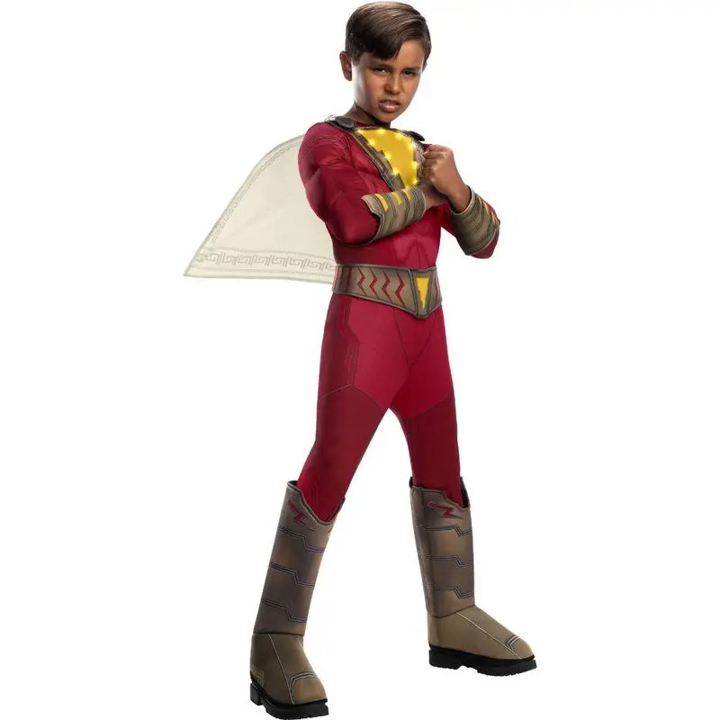 Kids Shazam Deluxe Costume With Lights From Shazam! Movie 1