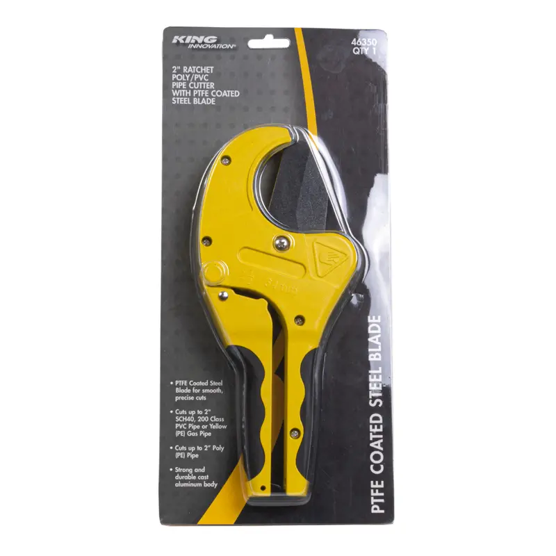 King Innovation - 2'' Ratchet Poly/Pvc Pipe Cutter - 46350 2