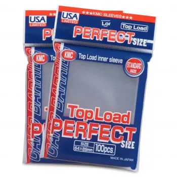 Kmc: Usa Pack Clear Perfect Fit Sleeves 100-Count 1