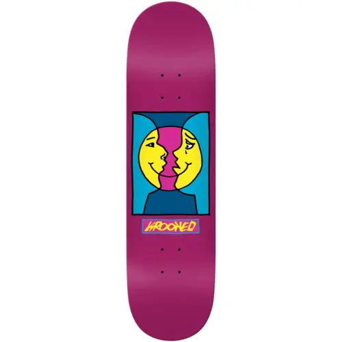 Krooked Deck Moon Smile Magenta 8.06 1
