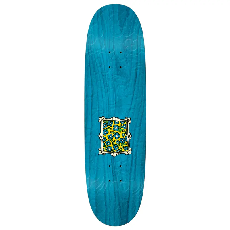 Krooked Flower Frame Emboss Egg Skateboard Deck 8.75" 1