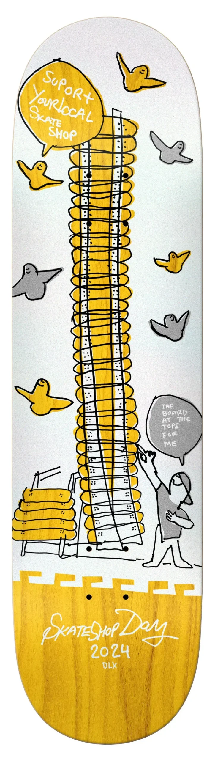 Krooked Keepers Skateboard Deck 1