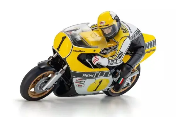 Kyosho 1:8 Scale Radio Controlled Electric Powered Motorcycles Hanging On Racer Series Yamaha Yzr500 1978 Kit 34936T1 1