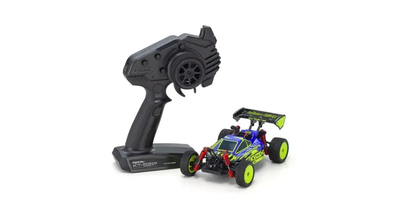 Kyosho: Mini-Z 4Wd Inferno Mp9 Buggy Readyset Blue/Yellow 1